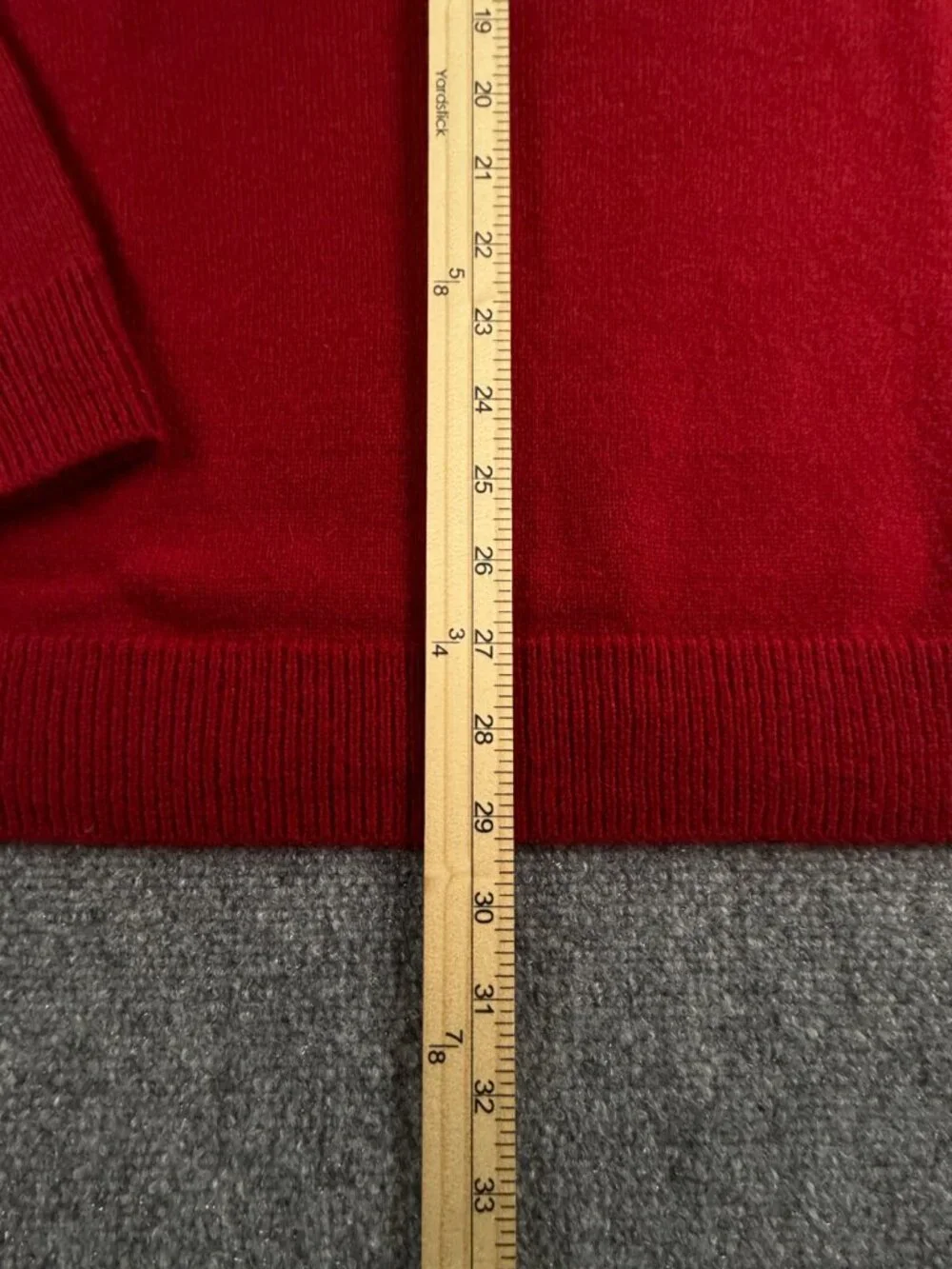 NWT Joseph Abboud Red Fair Isle Wool Blend 1/4 Zip Pullover Sweater 2XL - $80